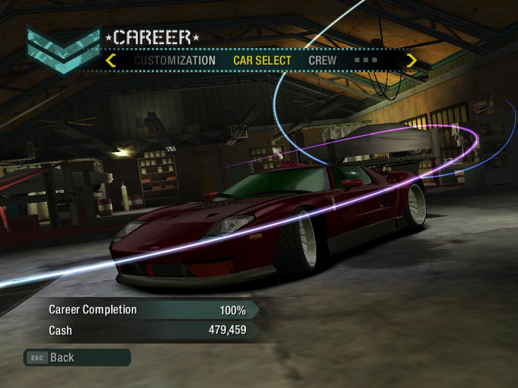 Need For Speed : Carbon Save Game