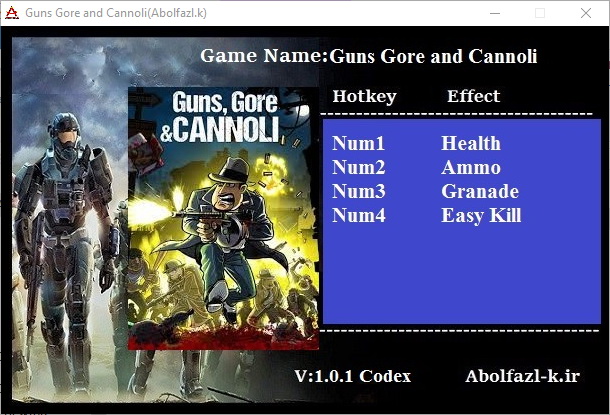 Guns Gore and Cannoli v1.0.1 Trainer +4