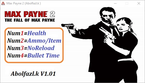 Max Payne 2: The Fall of Max Payne v1.01 Trainer +4