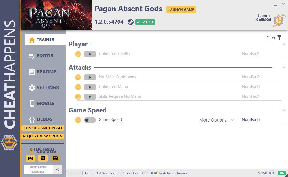 Pagan Absent Gods Trainer