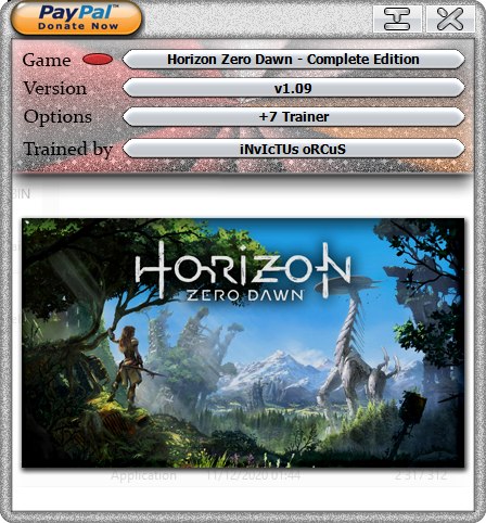 Horizon: Zero Dawn - Complete Edition v1.09 Trainer +7