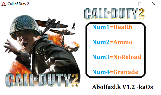 Call of Duty 2 v1.2 Trainer +4
