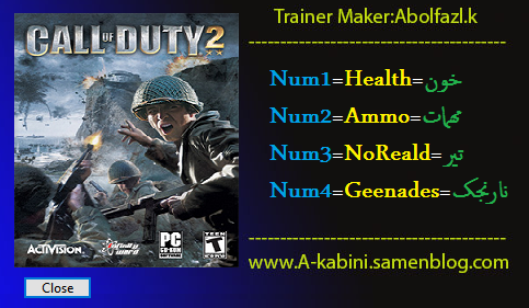 Call of Duty 2 Trainer +4