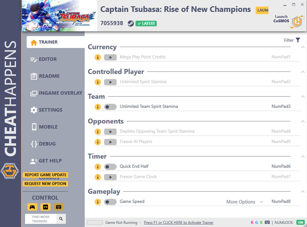 Captain Tsubasa: Rise of New Champions v7055938 Trainer +10