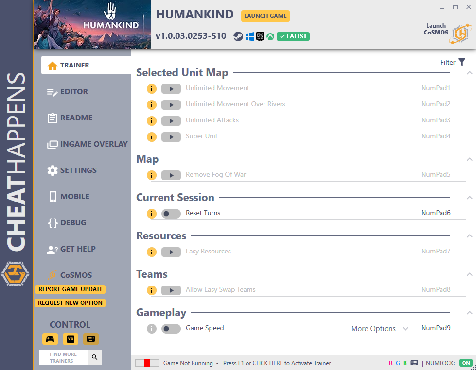 HUMANKIND v1.0.03.0253-S10 Trainer +29