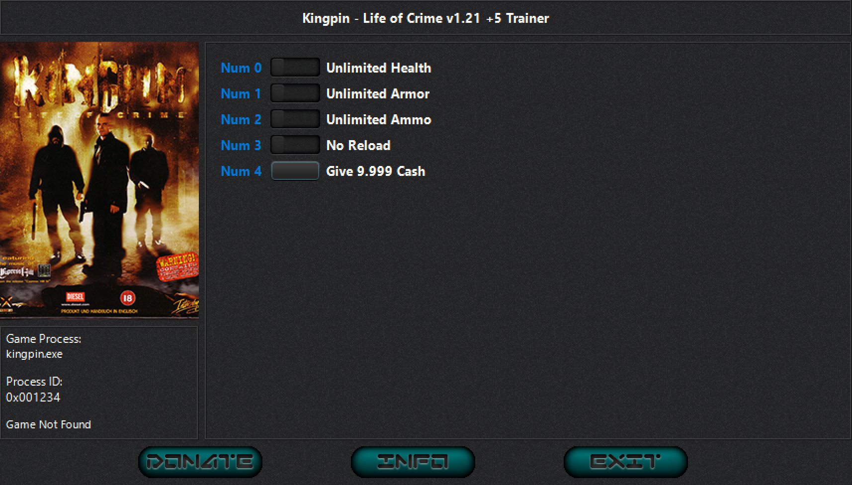 Kingpin: Life of Crime v1.21 (01.02.2022) Trainer +5