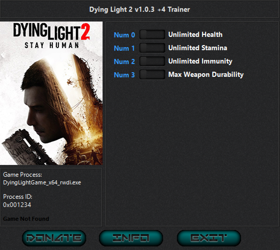 Трейнер для ласт лайт. Dying Light 2 stay Human трейнер. DAYNIGHT Light 2 Trainer. Dying Light 2 трейнер. Dying Light 1 трейнер.