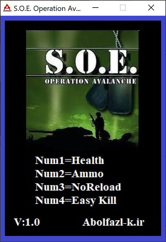 S.O.E. Operation Avalanche Trainer +4