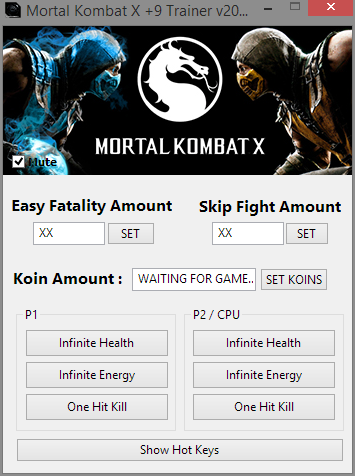 Mortal Kombat X R24399 (64Bits) Trainer +9