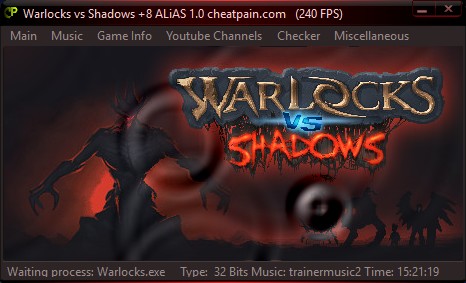 Warlocks Vs Shadows v1.0 (Steam) Trainer +8