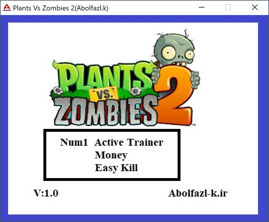 Plants Vs Zombies 2 Trainer +2